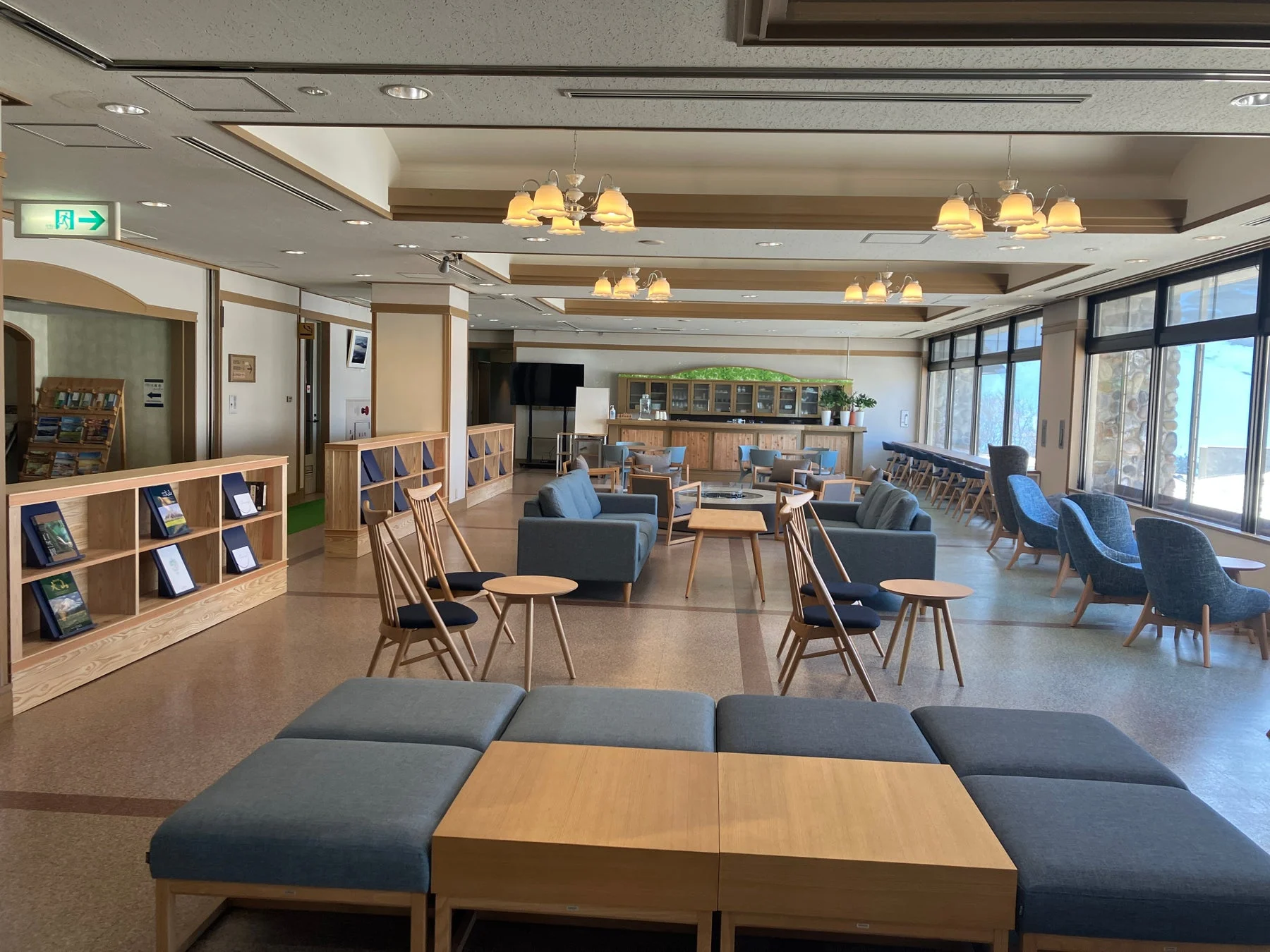 リニューアルされたロビー