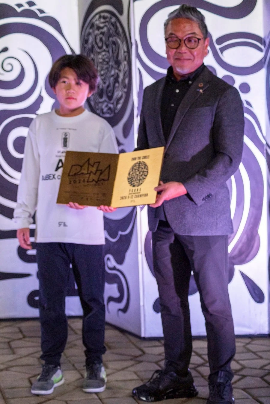 U-12優勝者 蜂巣廉明選手