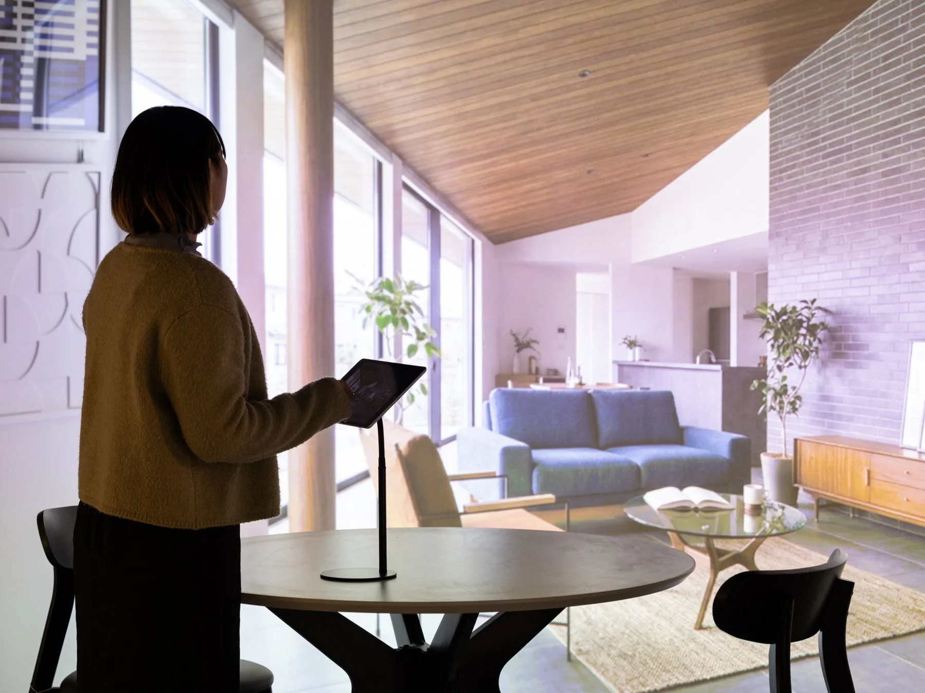 デジタルショーケースの様子