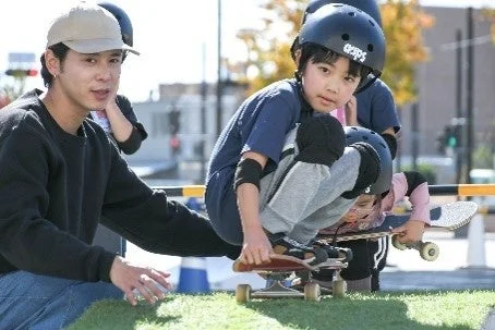 スケートボードレッスン