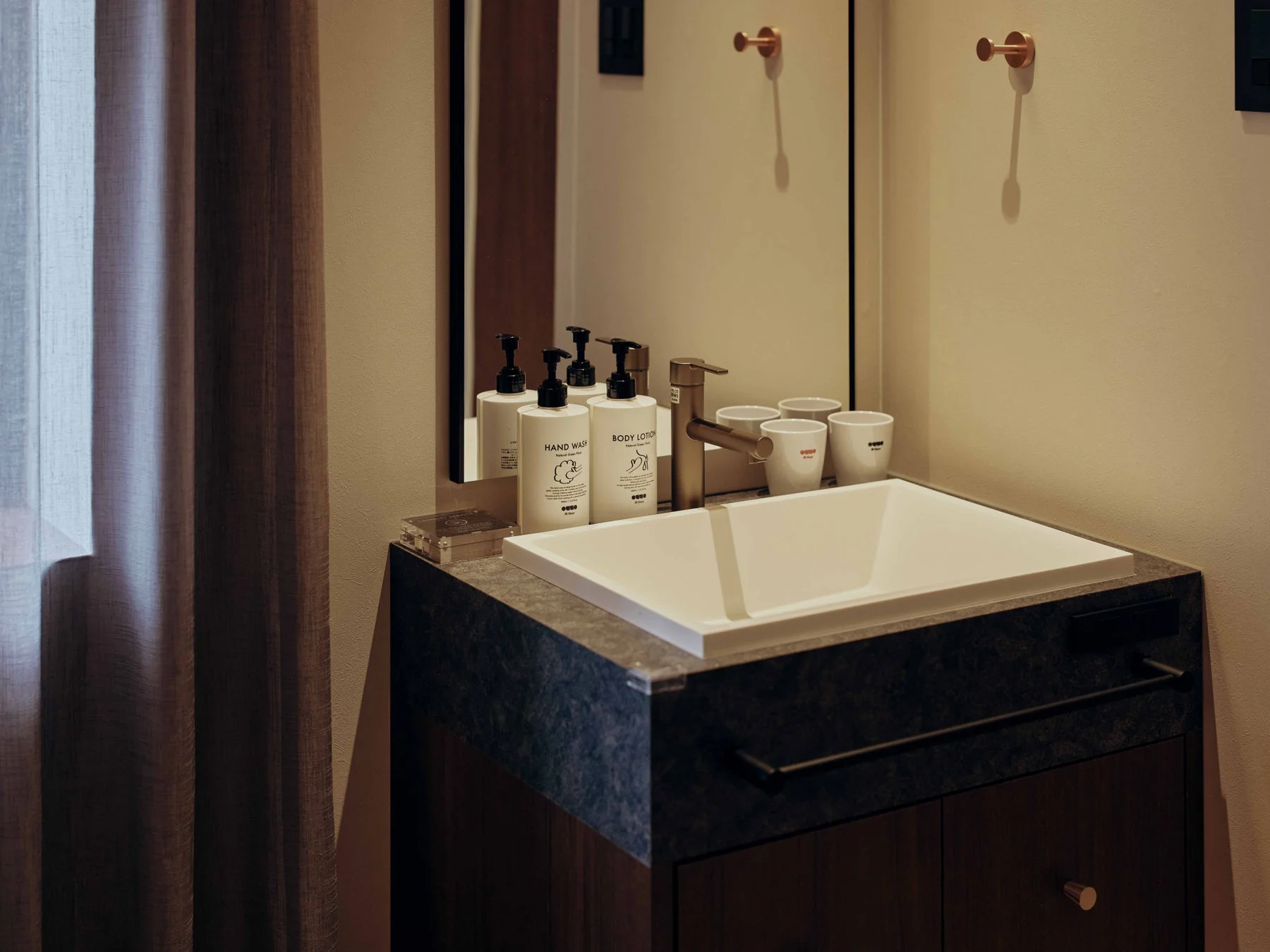 洗面台のアメニティ