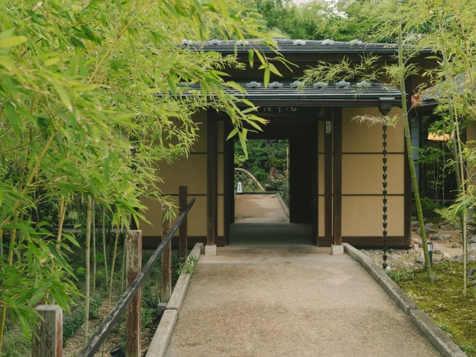 日本庭園,竹林,門,和風,自然,緑,建築,小道,落ち着いた,伝統