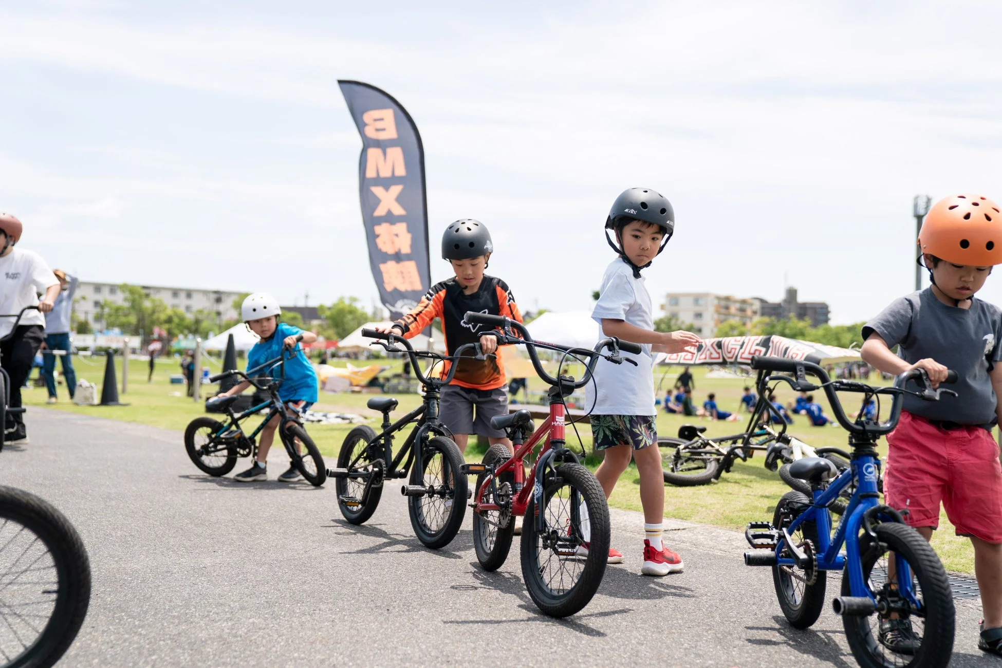 BMX体験会の様子