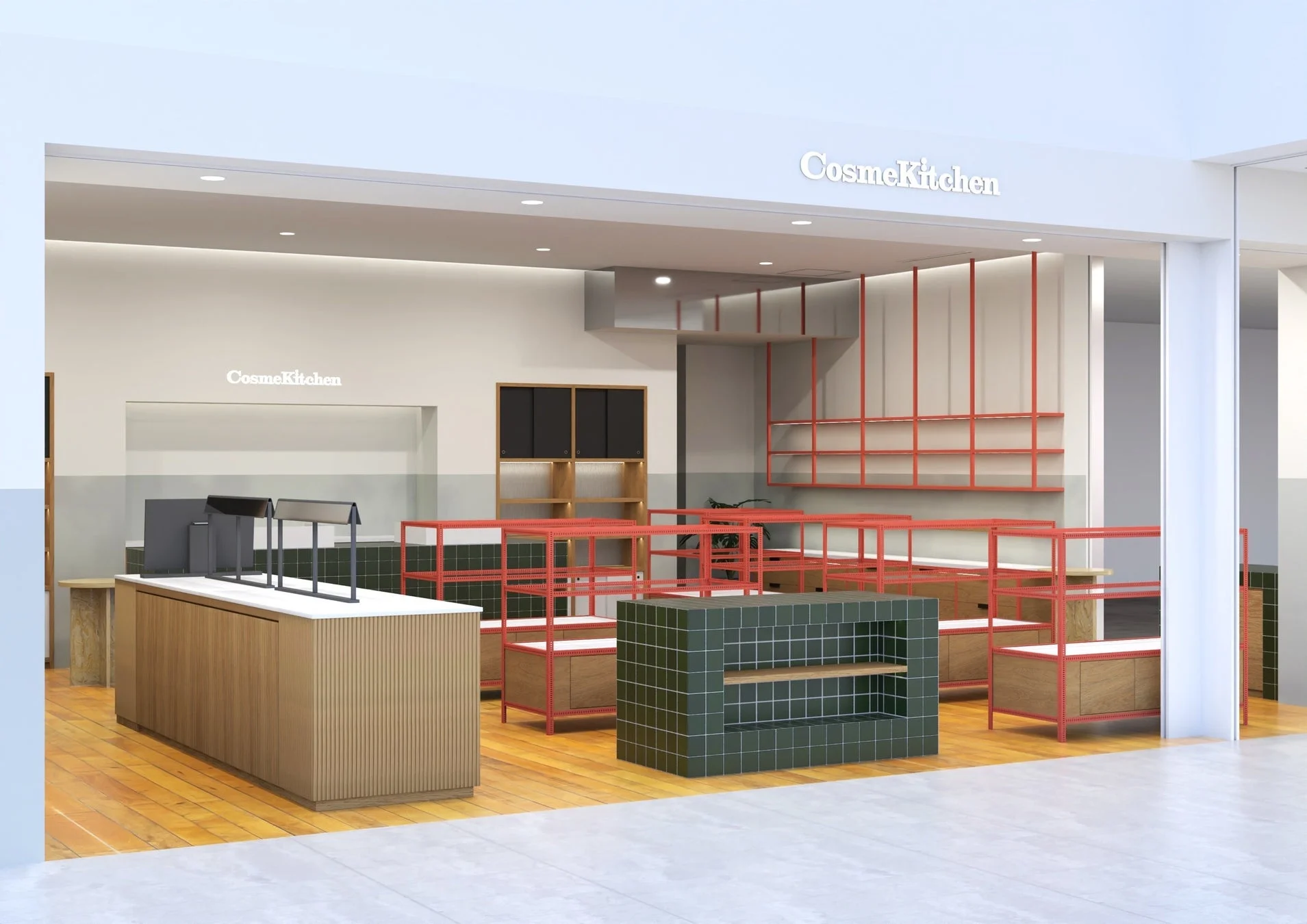 コスメキッチンの想いを体現した店内作り