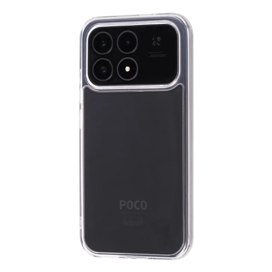 POCO F8 Pro ハイブリッドクリアケース
