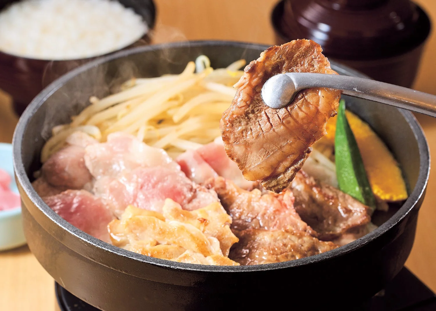 ミックス焼肉定食