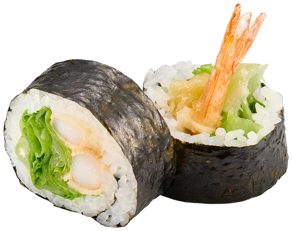 レタス巻（えび天入り）