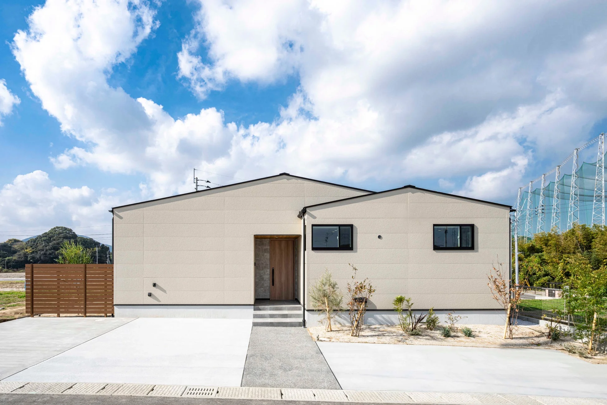 プレシャスガーデン糸島泊モデルハウス外観