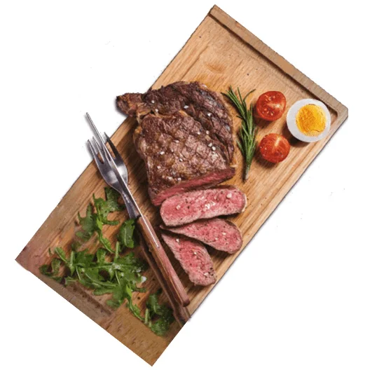 ステーキの盛り合わせ