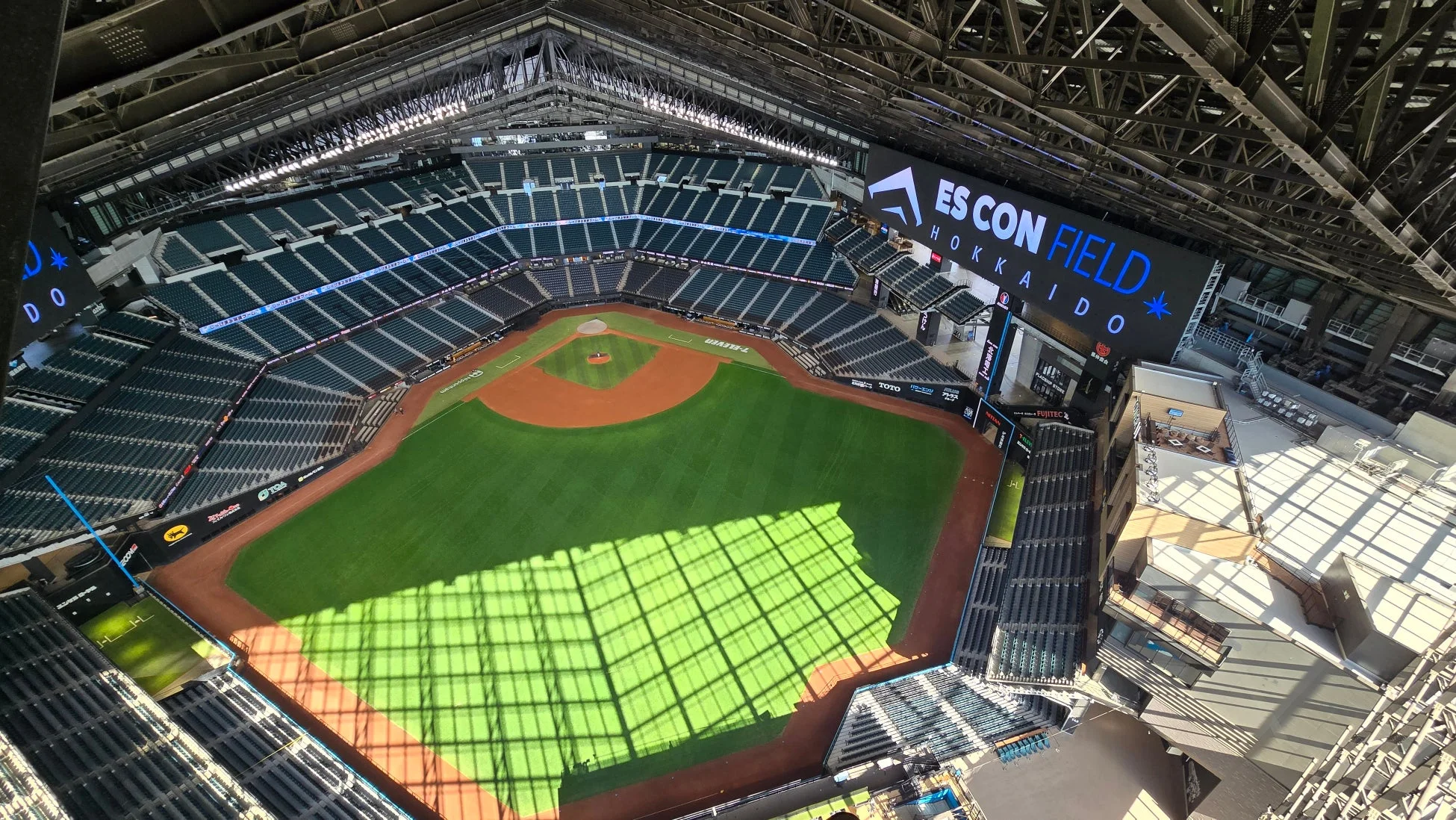 エスコンフィールドHOKKAIDOの空撮