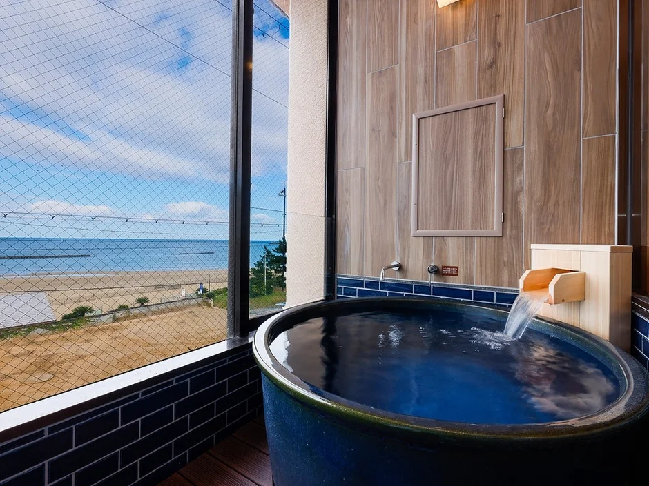 展望信楽焼風呂