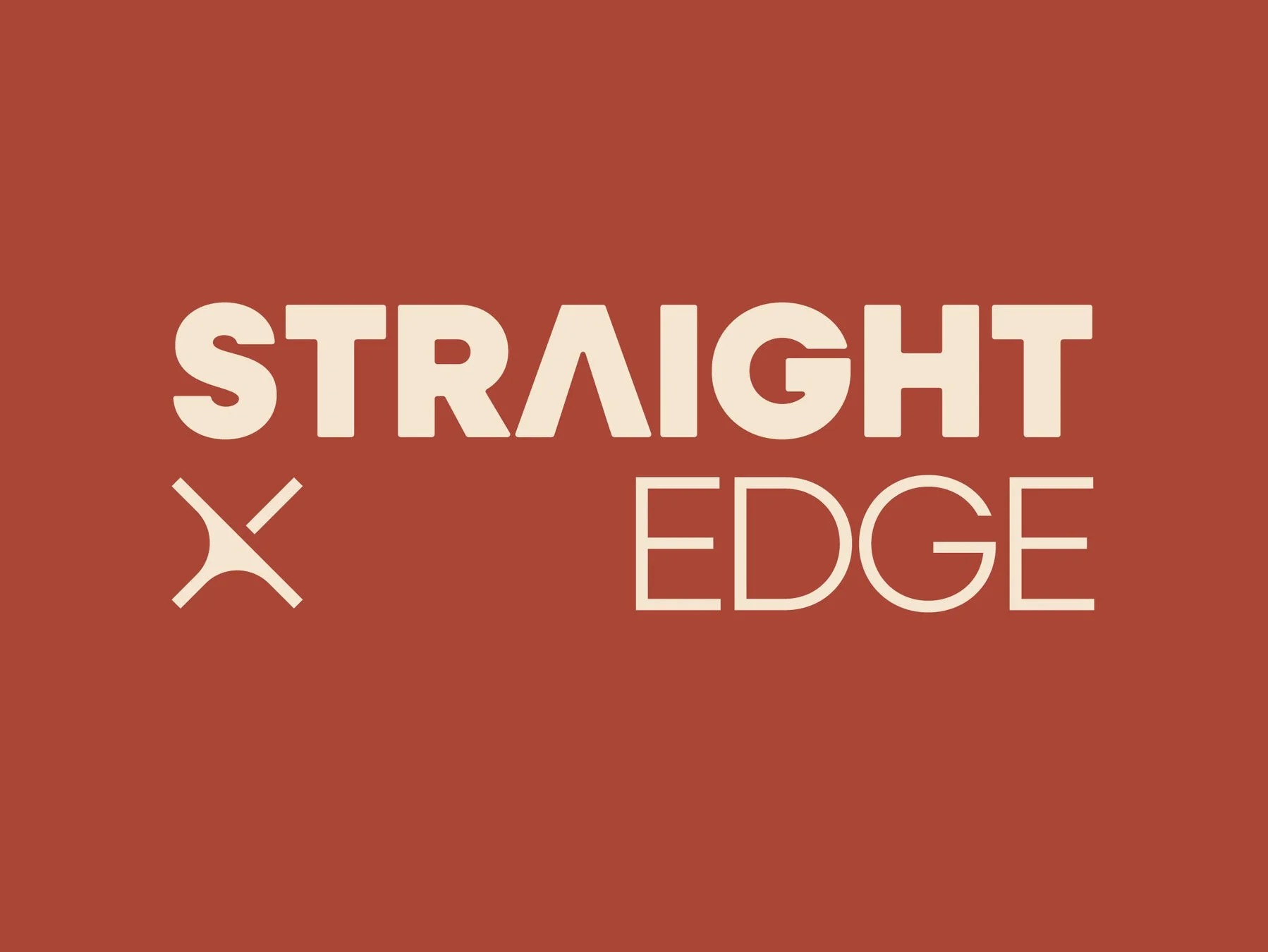 STRAIGHT EDGE ロゴ