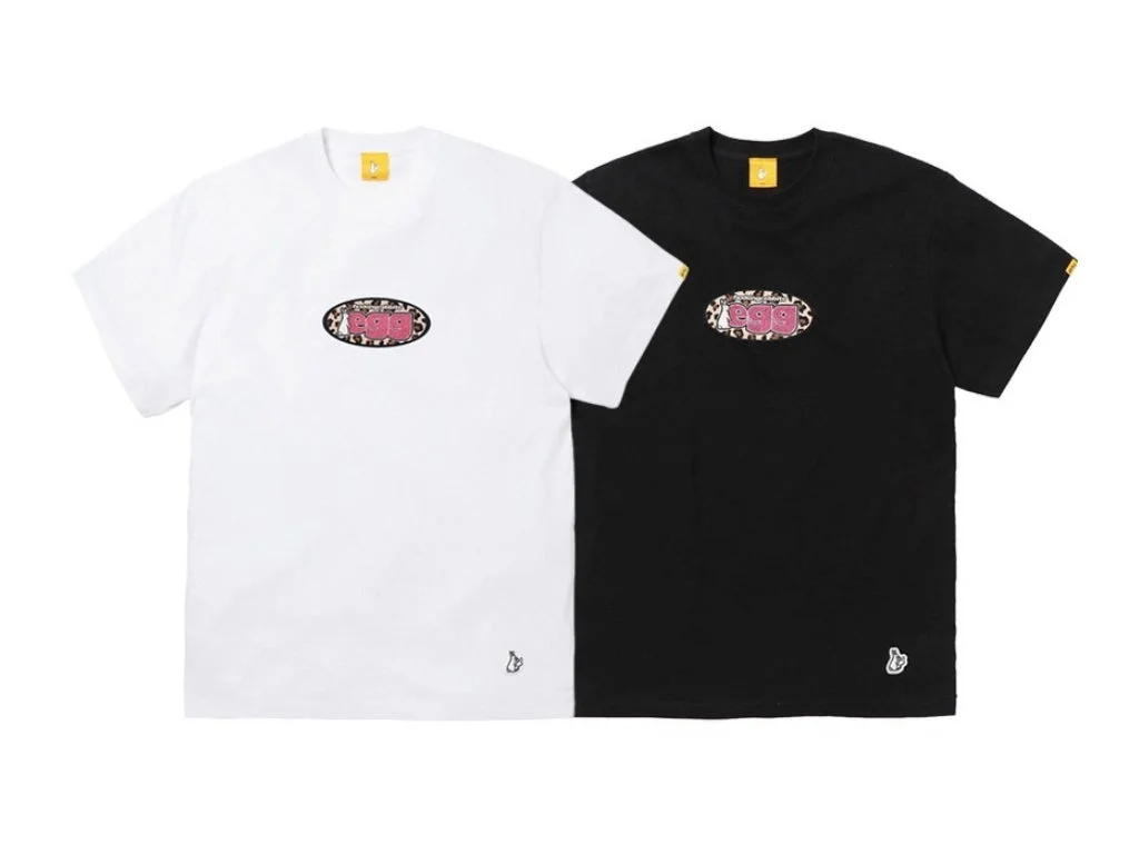 egg × #FR2 Leopard Logo T-shirt