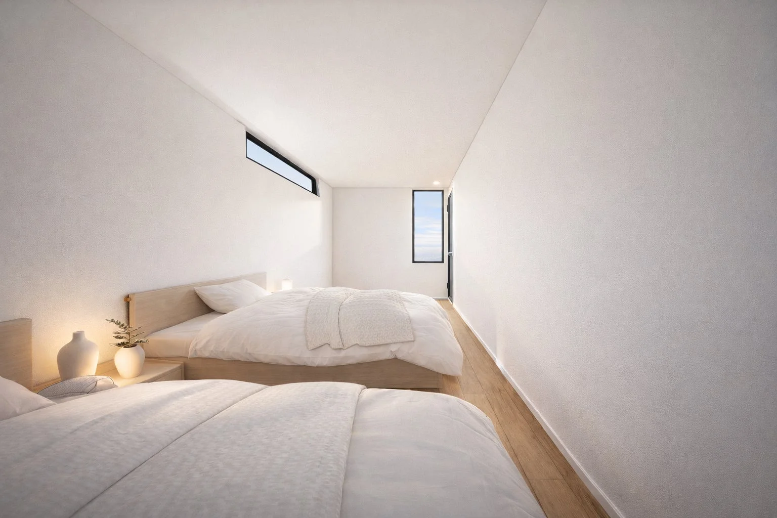 ミニマリストな寝室