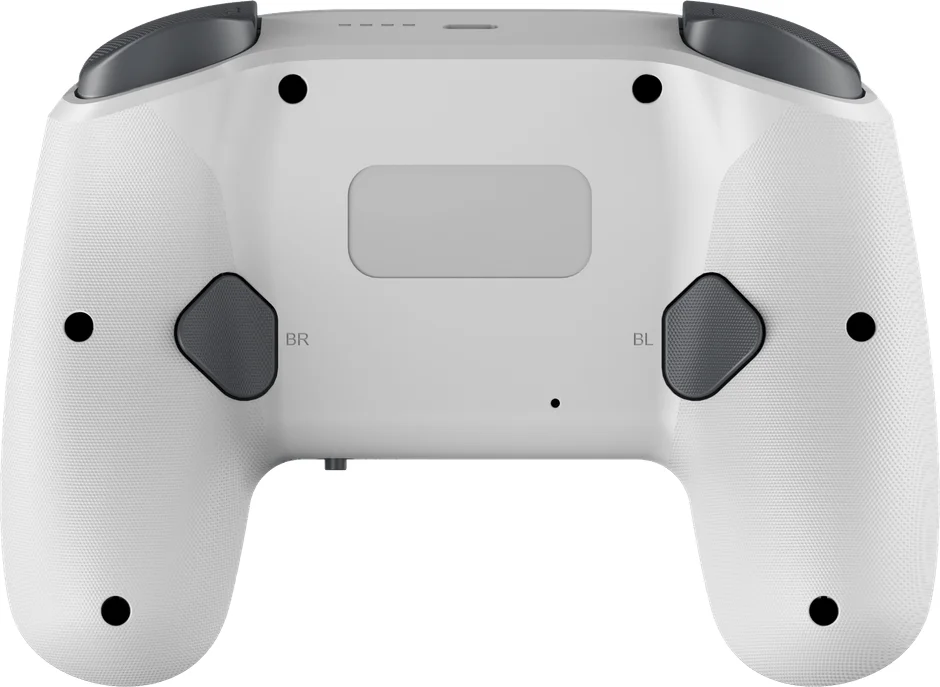 CYBER・レトロスタイルゲームパッド6B 無線タイプ（背面）