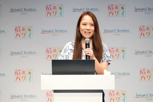 高橋あやか氏の登壇風景