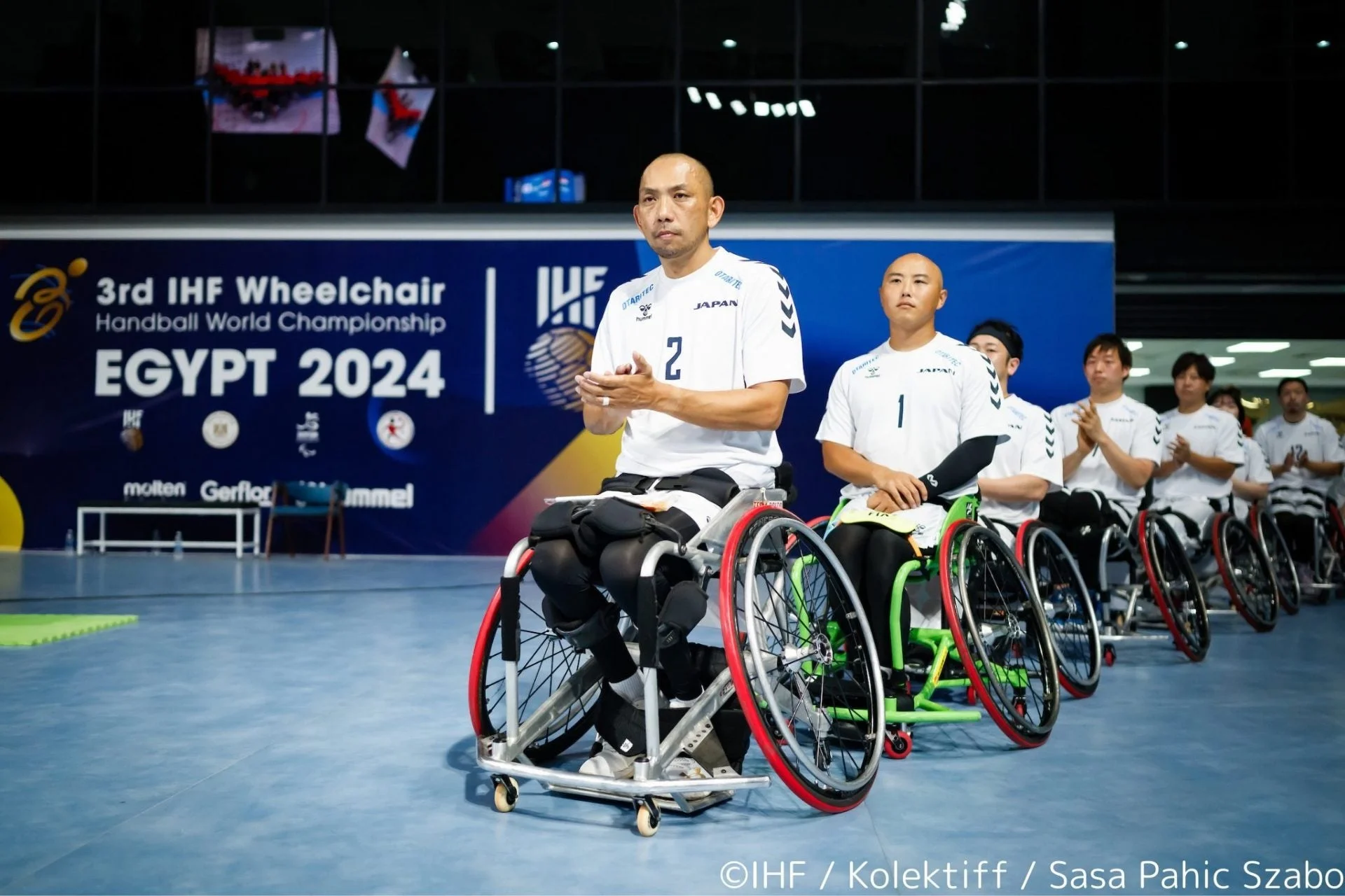 車椅子ハンドボール世界選手権に出場する日本代表チーム