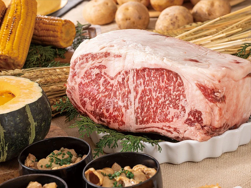 牛肉の塊と野菜