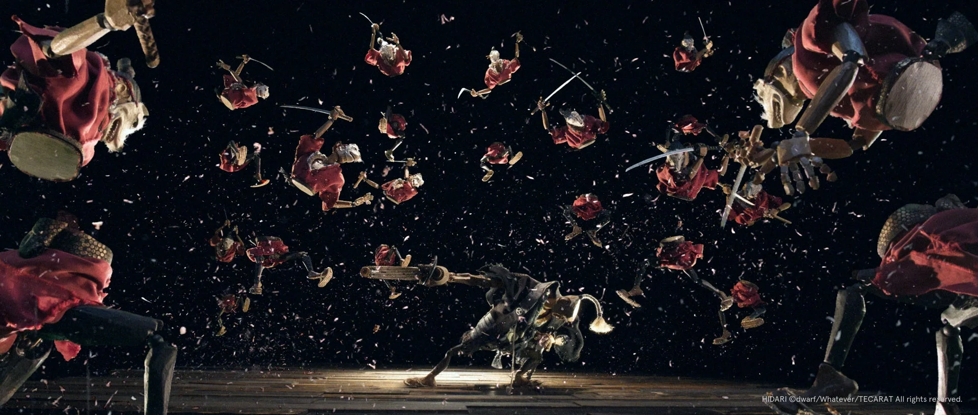 パペットによる戦闘シーン