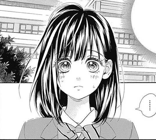 石森羽花のモノクロ漫画コマ