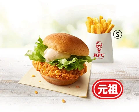 チキンフィレバーガーコンビ
