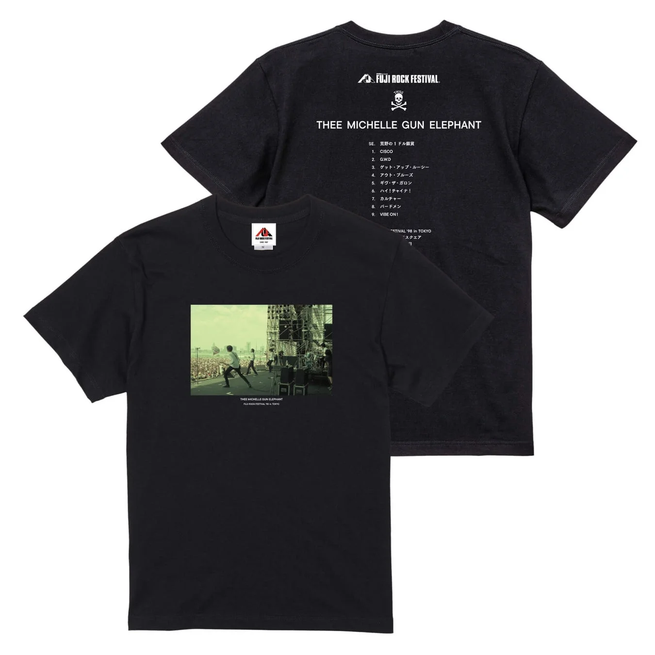 ミッシェル・ガン・エレファント スペシャルコラボTシャツ(黒)