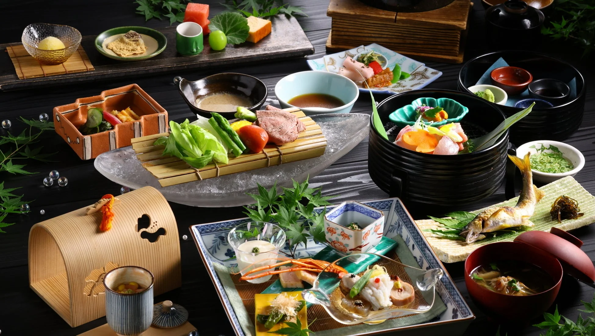 豪華な会席料理