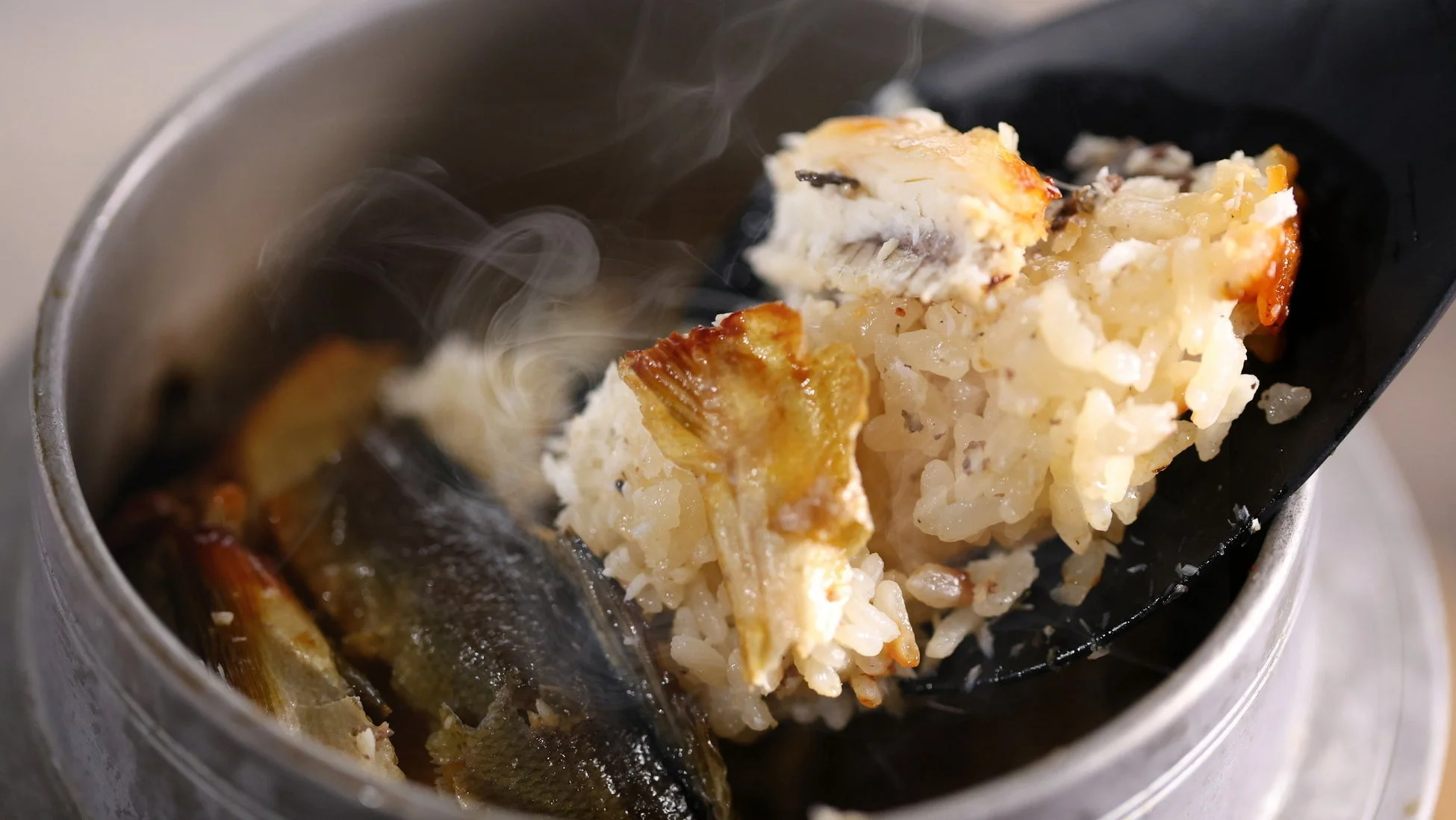 鮎ご飯