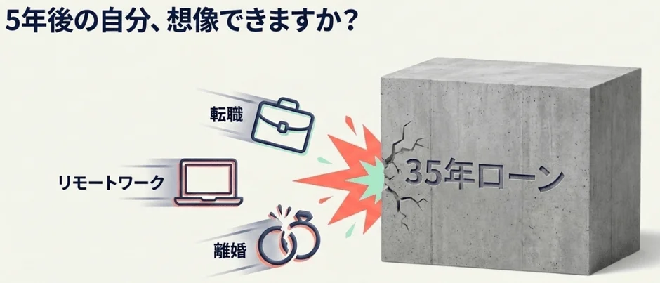 5年後の自分、想像できますか？ 転職 リモートワーク 離婚 35年ローン