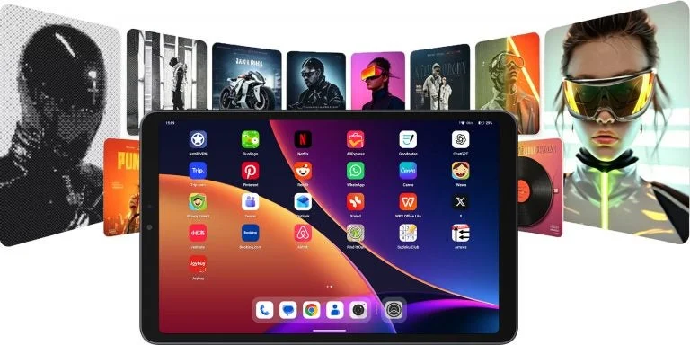 タブレットのアプリ利用イメージ