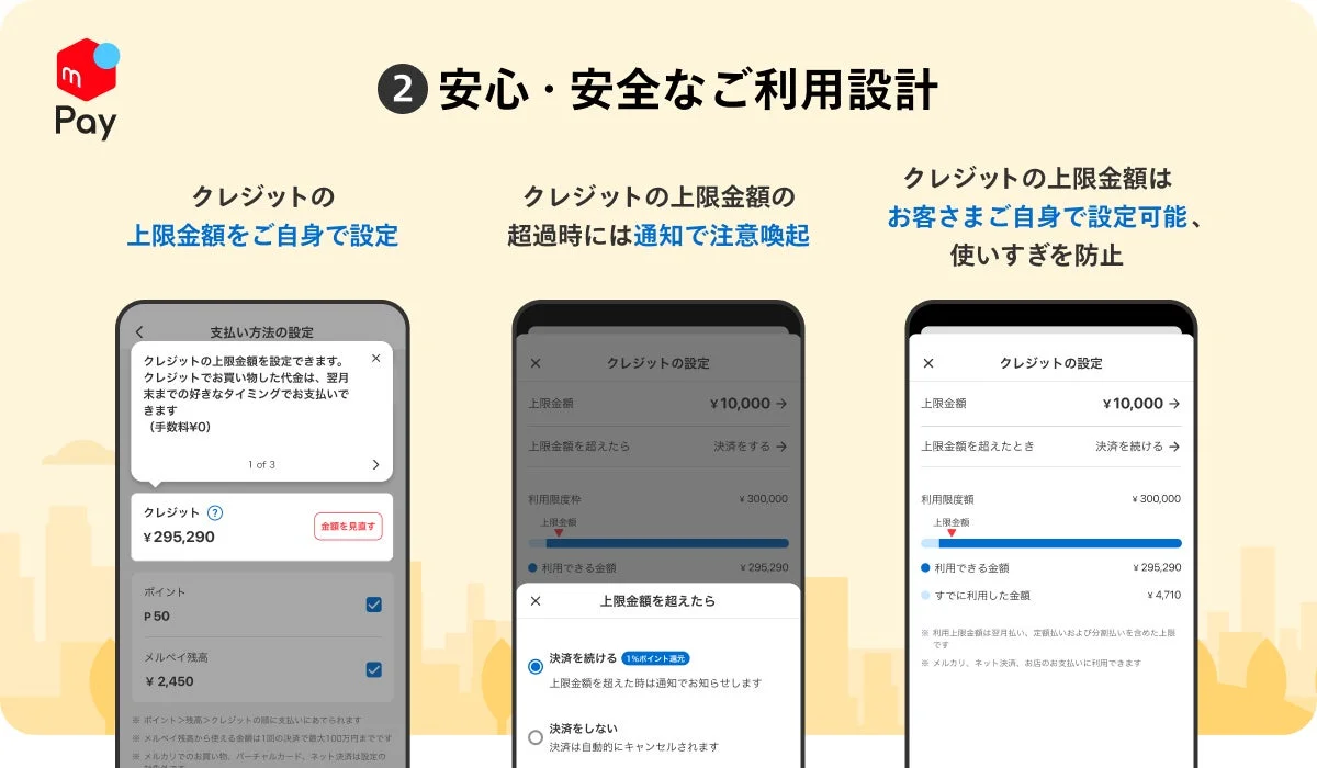 安心・安全なご利用設計の説明
