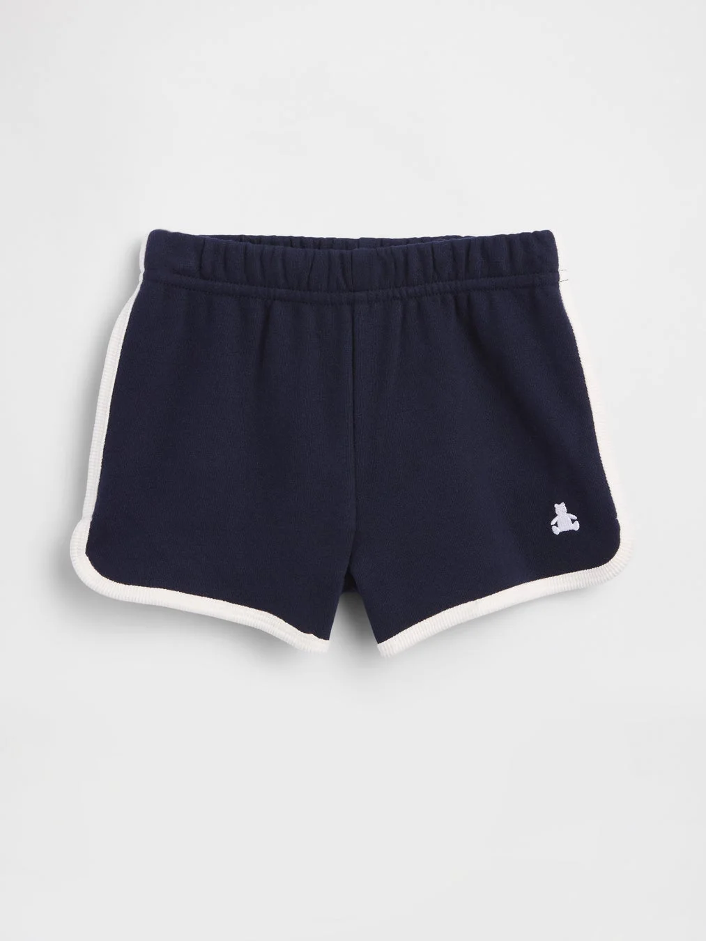 紺色のベビー用ショートパンツ