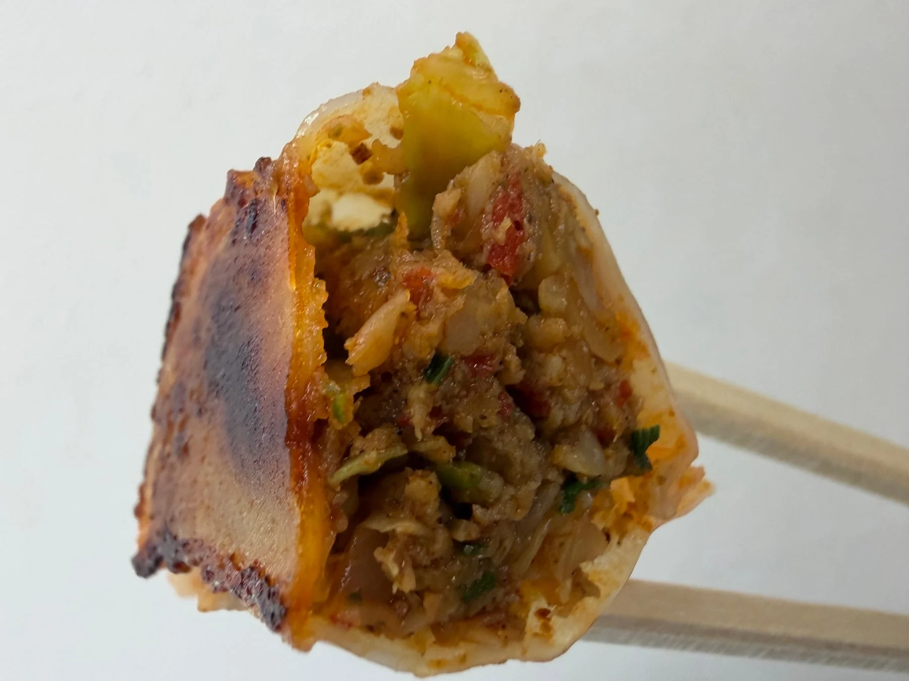 餃子の断面