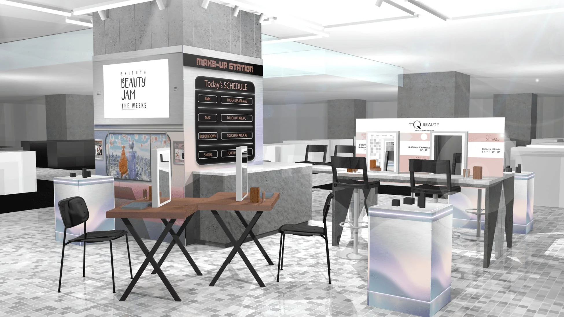 MAKE－UP STATION