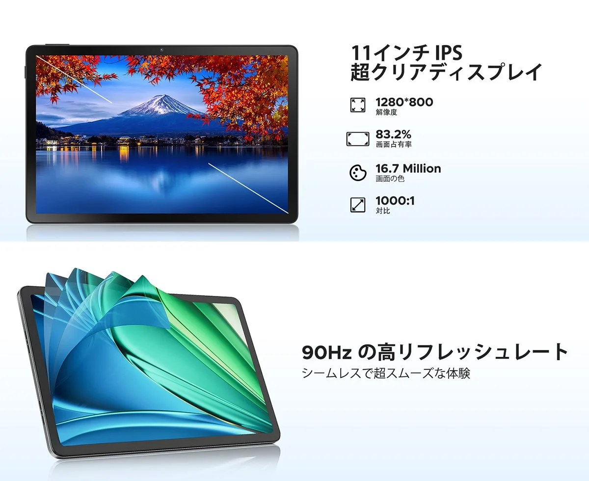 11インチ90Hzディスプレイの紹介