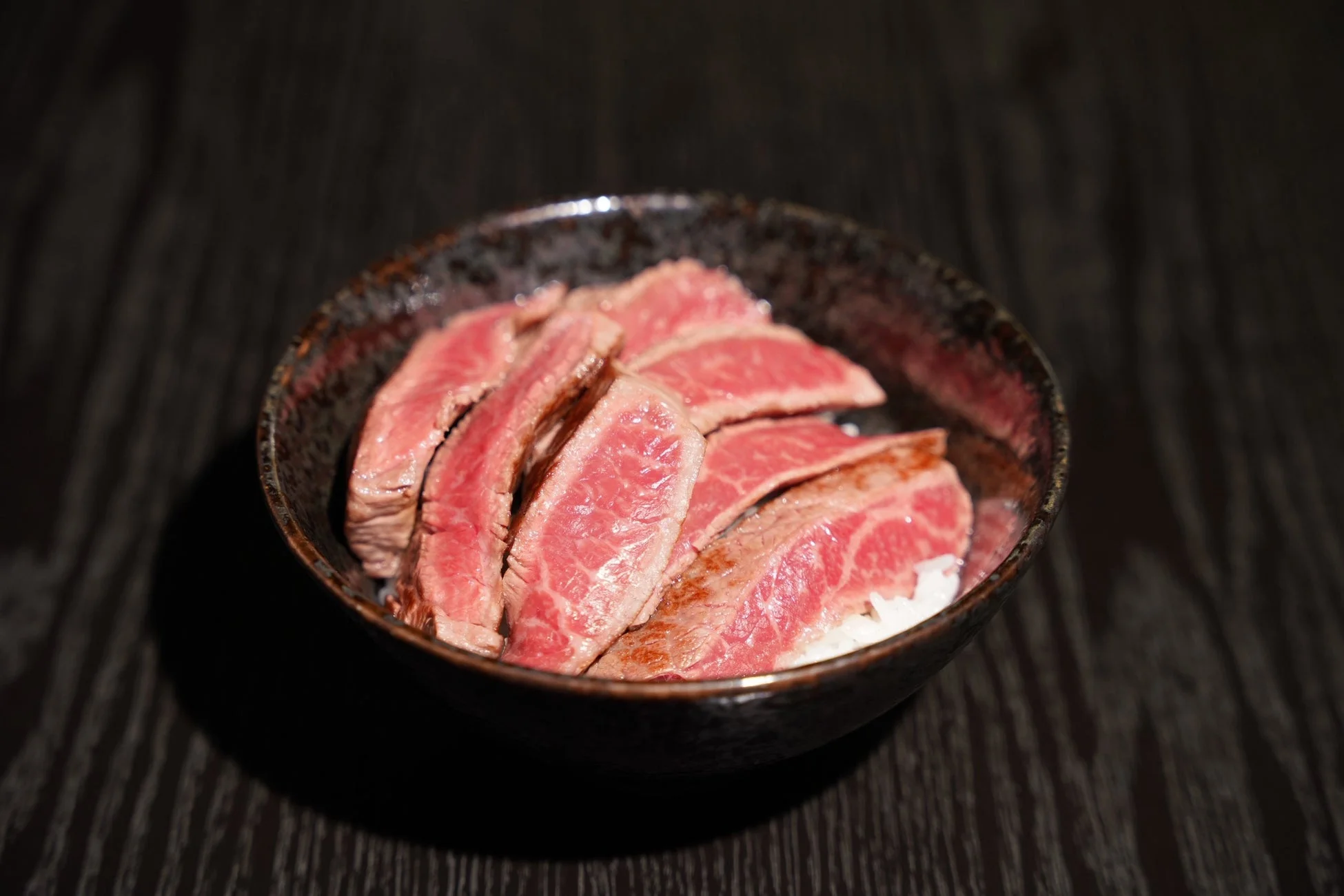 肉匠たけ田の大和牛赤身ステーキ丼