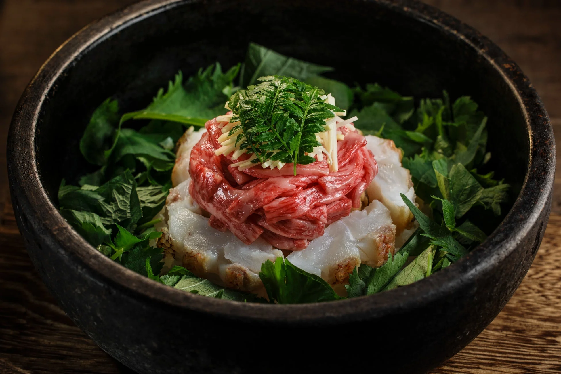 甘鯛と厳選和牛の石焼ごはん