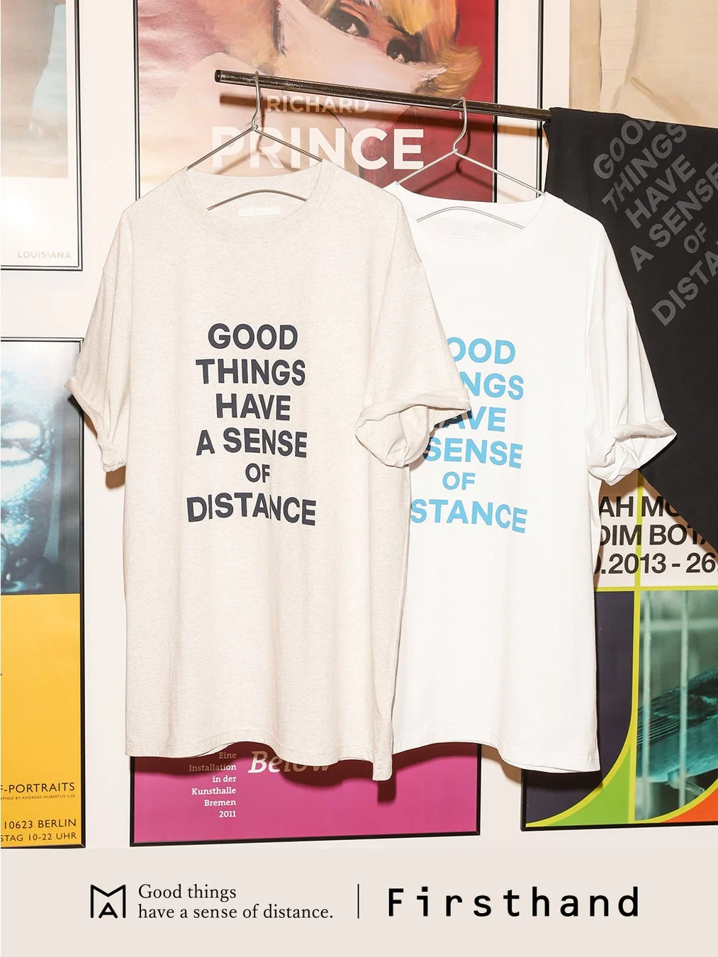 RICHARD PRINCE GOOD THINGS HAVE A SENSE OF DISTANCE Tシャツ
