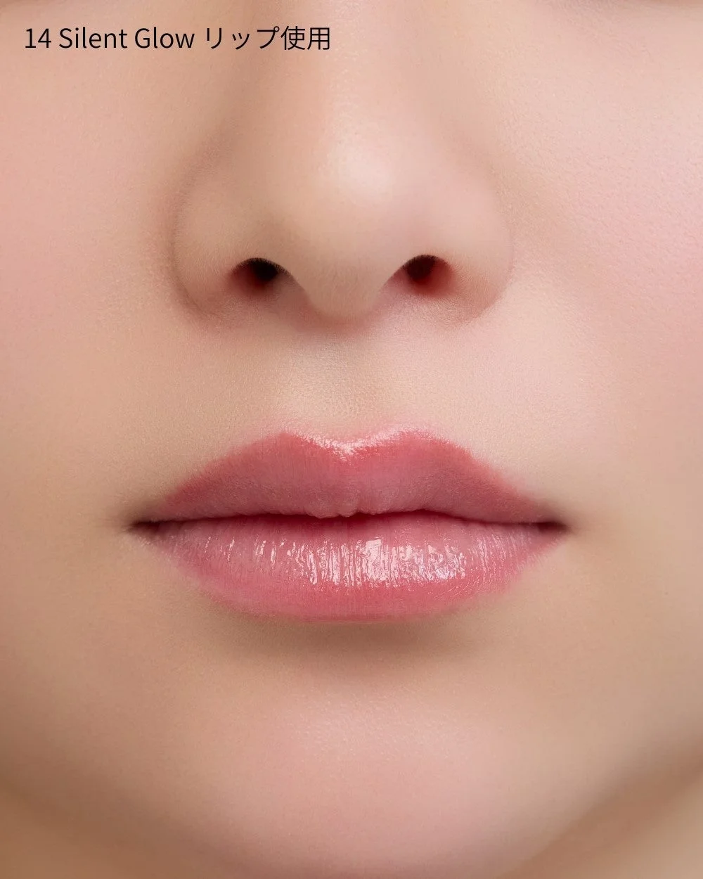 DIDION SINGLE EYECOLOR 14 Silent Glow リップ使用例