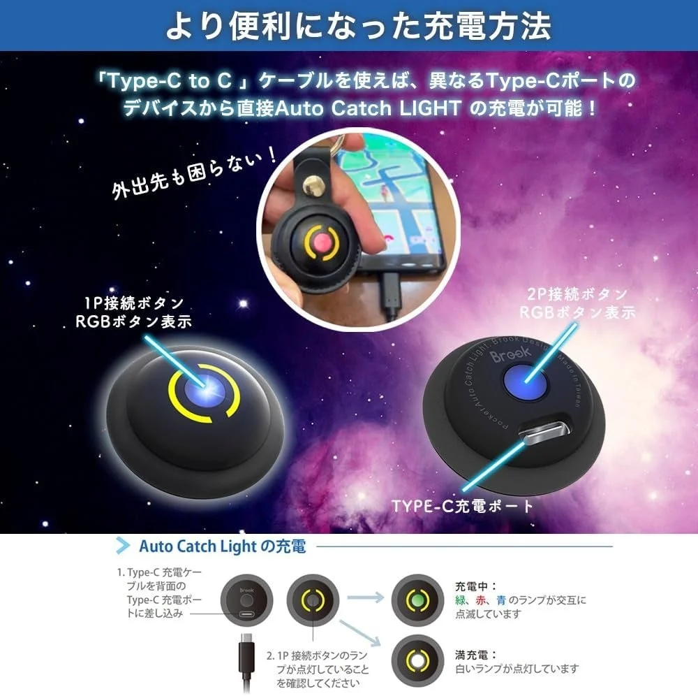 Type-C充電の説明
