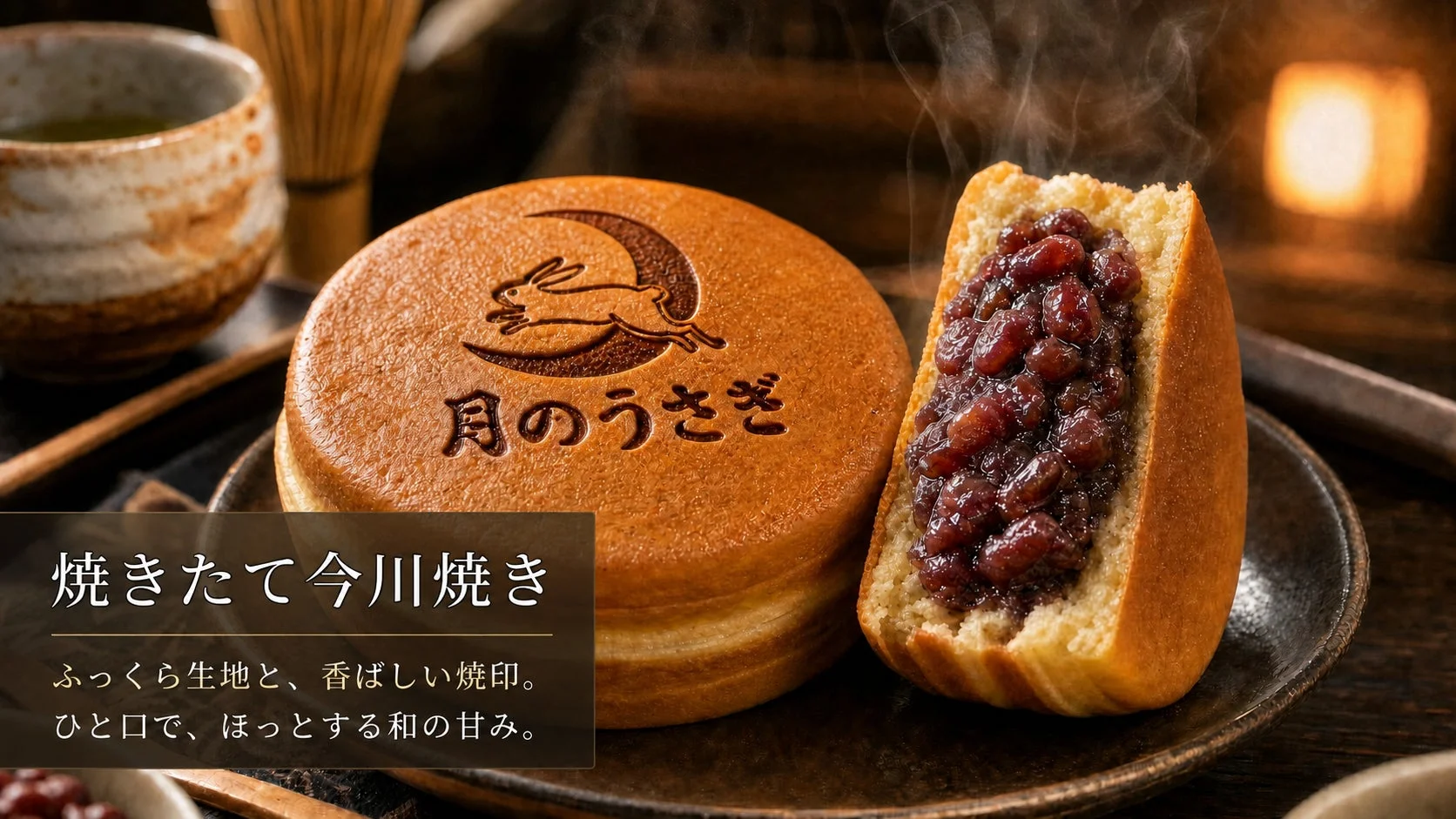 月のうさぎ 焼きたて今川焼き