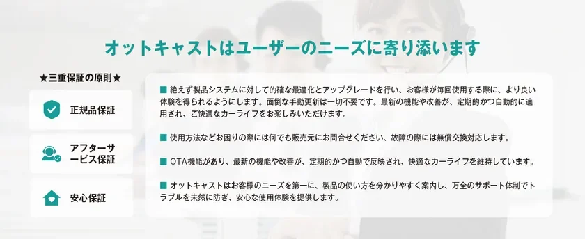 Ottocastの三重保証