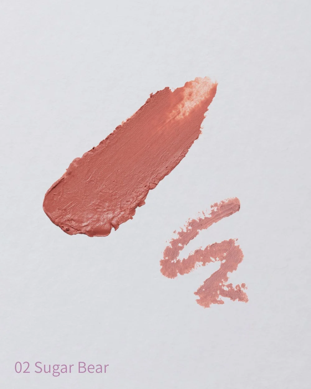 DIDION LAYERED LIP KIT 02 Sugar Bear スウォッチ