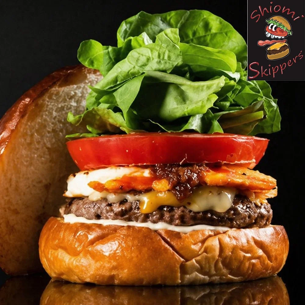 潮見スキッパーズのバーガー