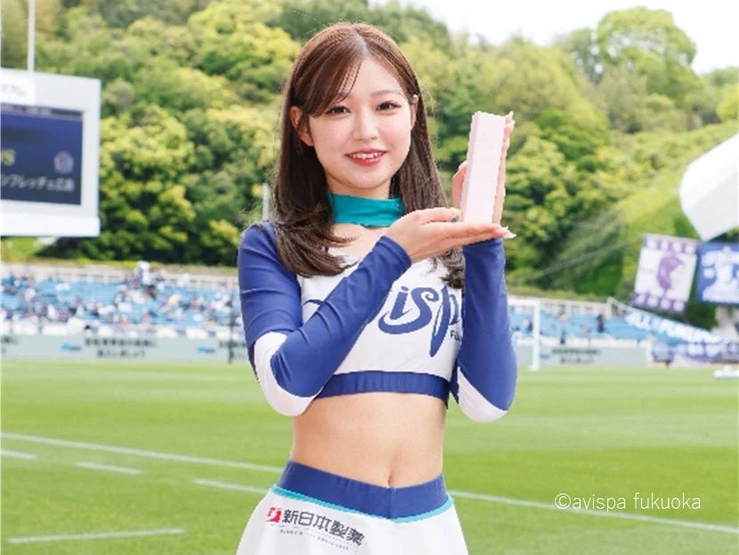 チアリーダーの笑顔の画像