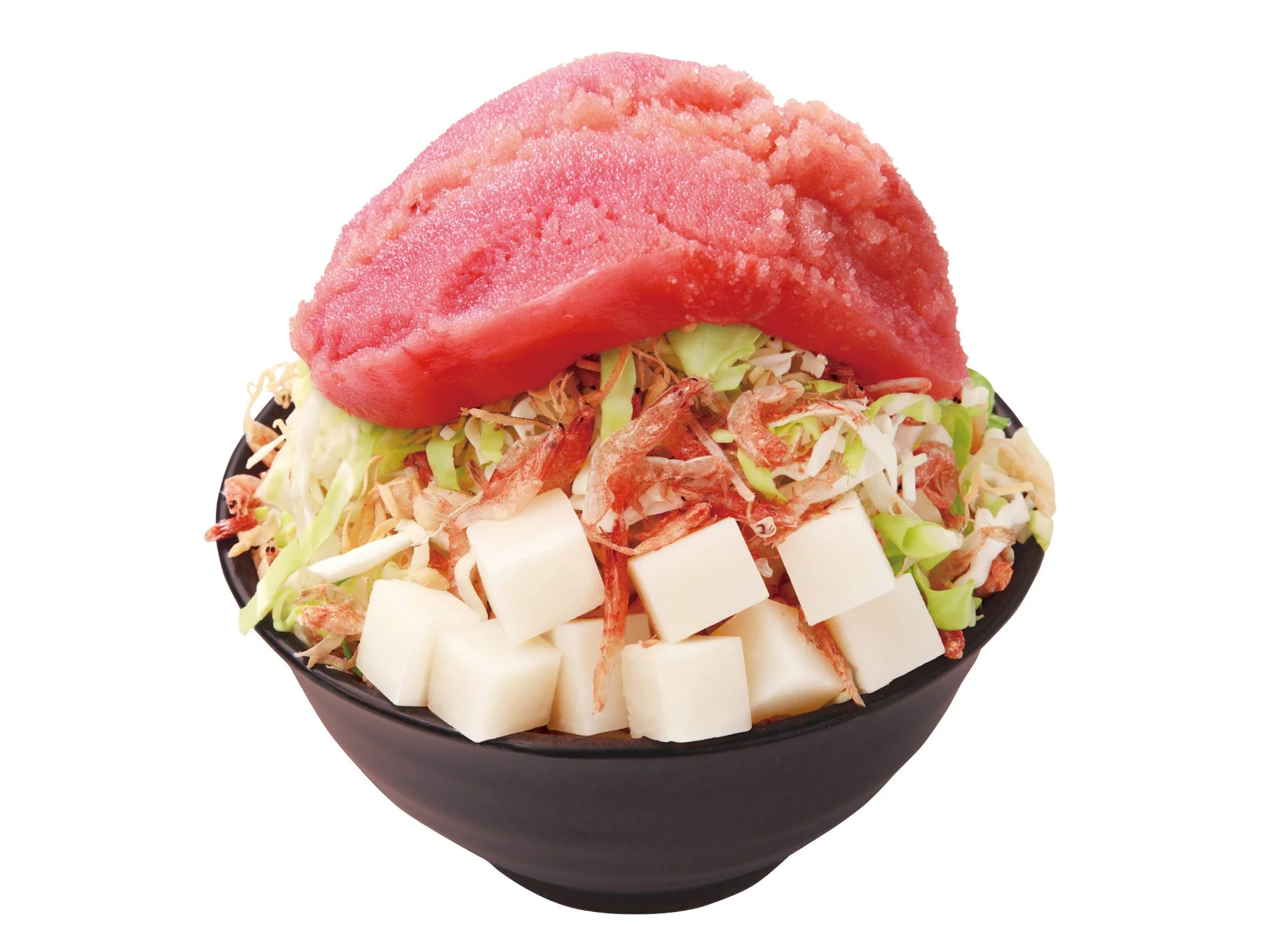明太子もちもんじゃの具材