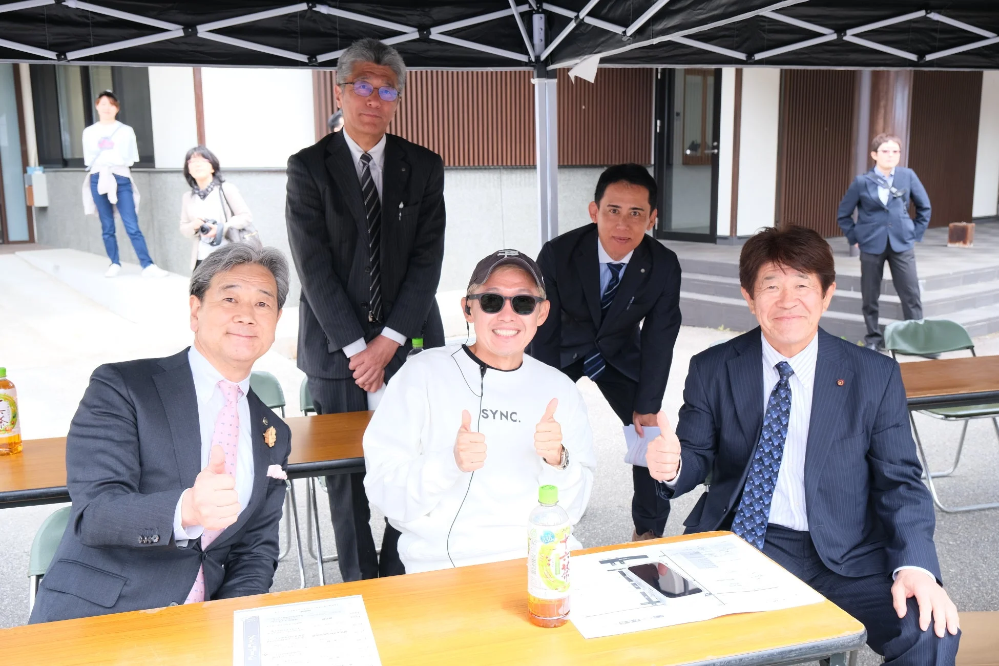 イベント関係者と高山市の関係者