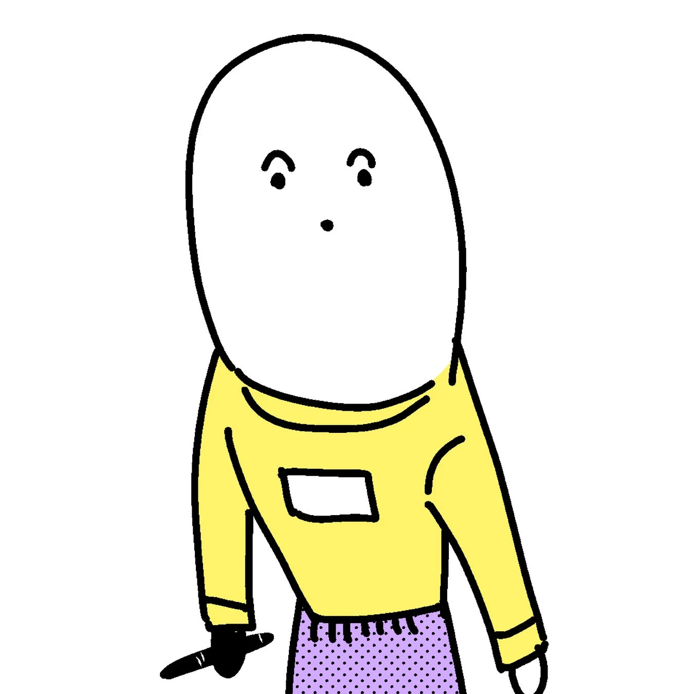 空空北野田氏のキャラクターイラスト