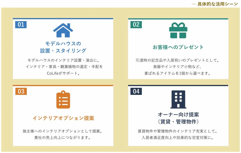 セットアップホームの具体的な活用シーン