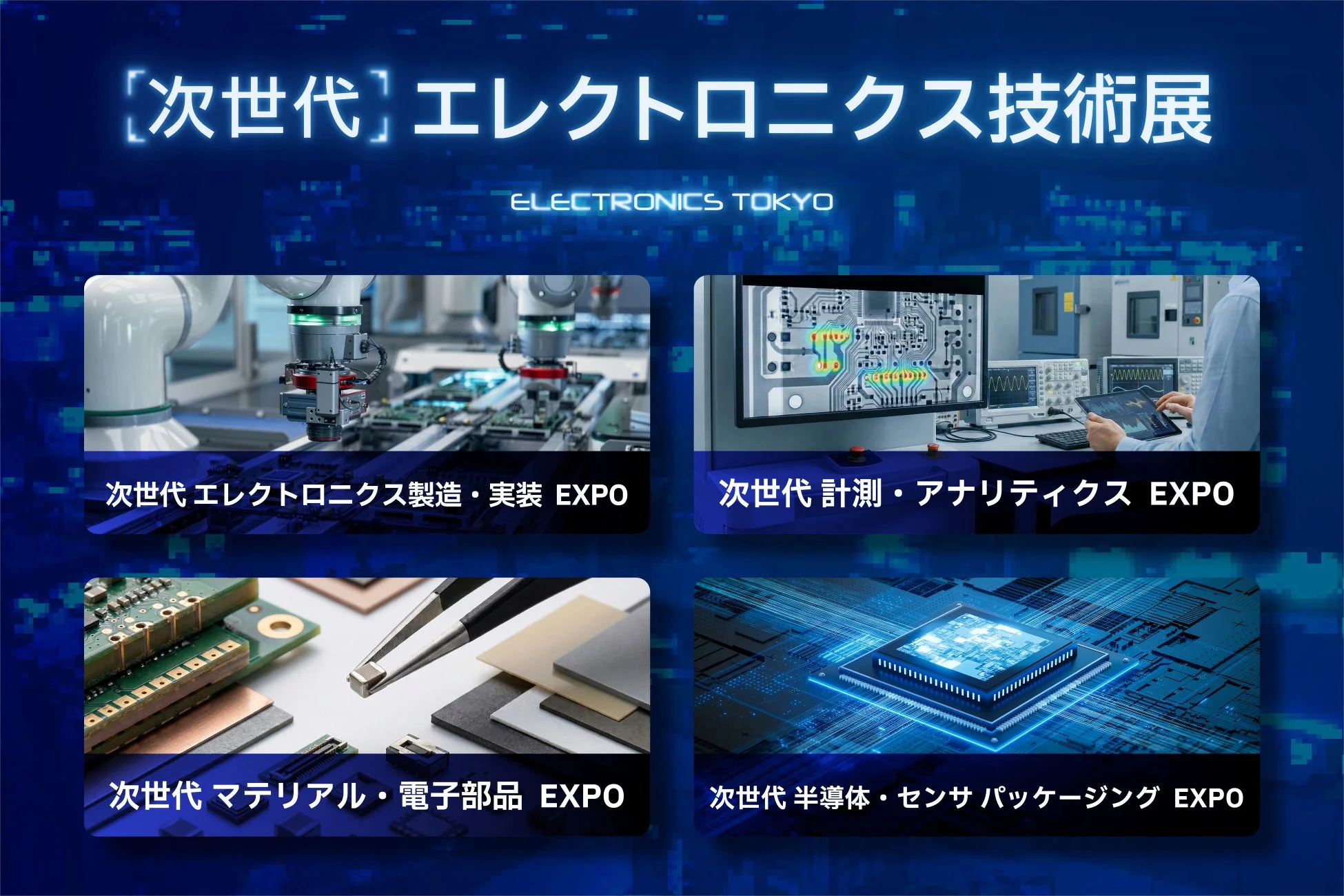 次世代エレクトロニクス技術展 構成展